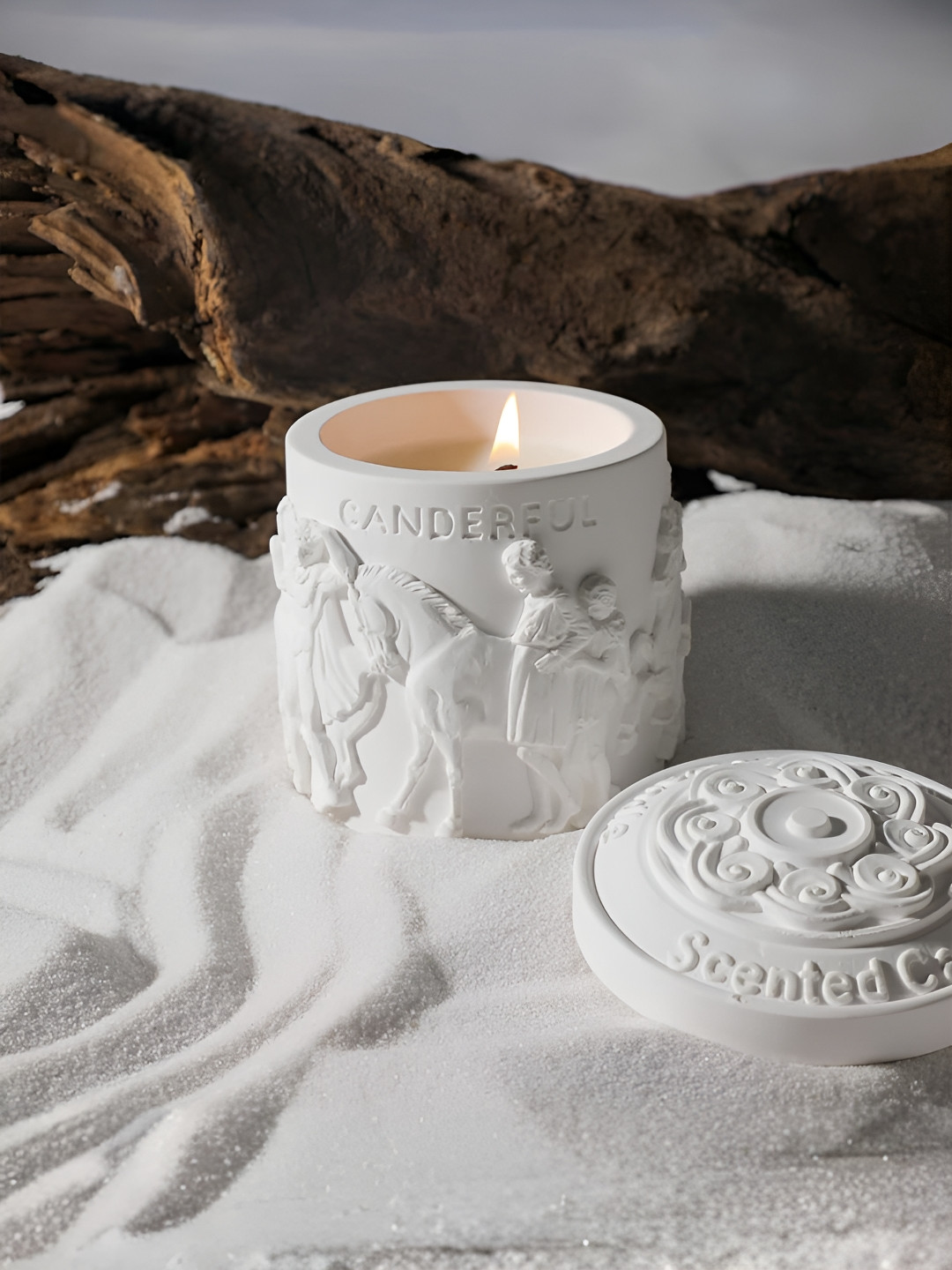 The Better Home for Home Decoration White Tea Happy (Aromatic and Herbaceous) Jar Candles