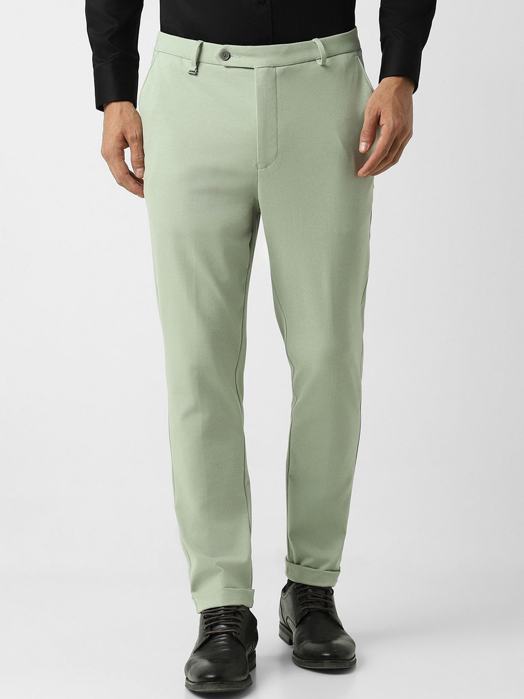 Van Heusen Men Carrot Fit Chinos Trousers