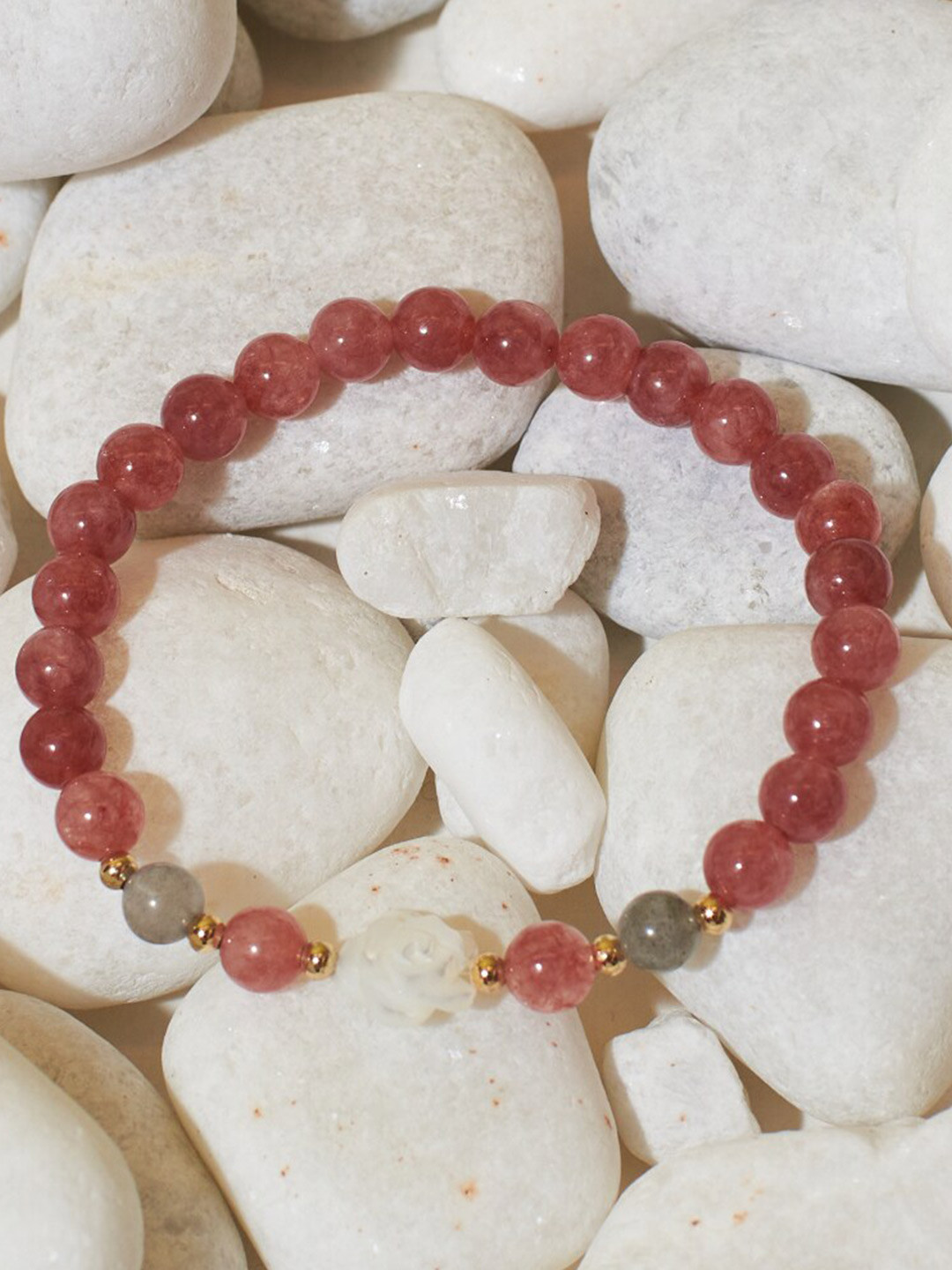 SALTY  Crystal Beaded Band Bracelet