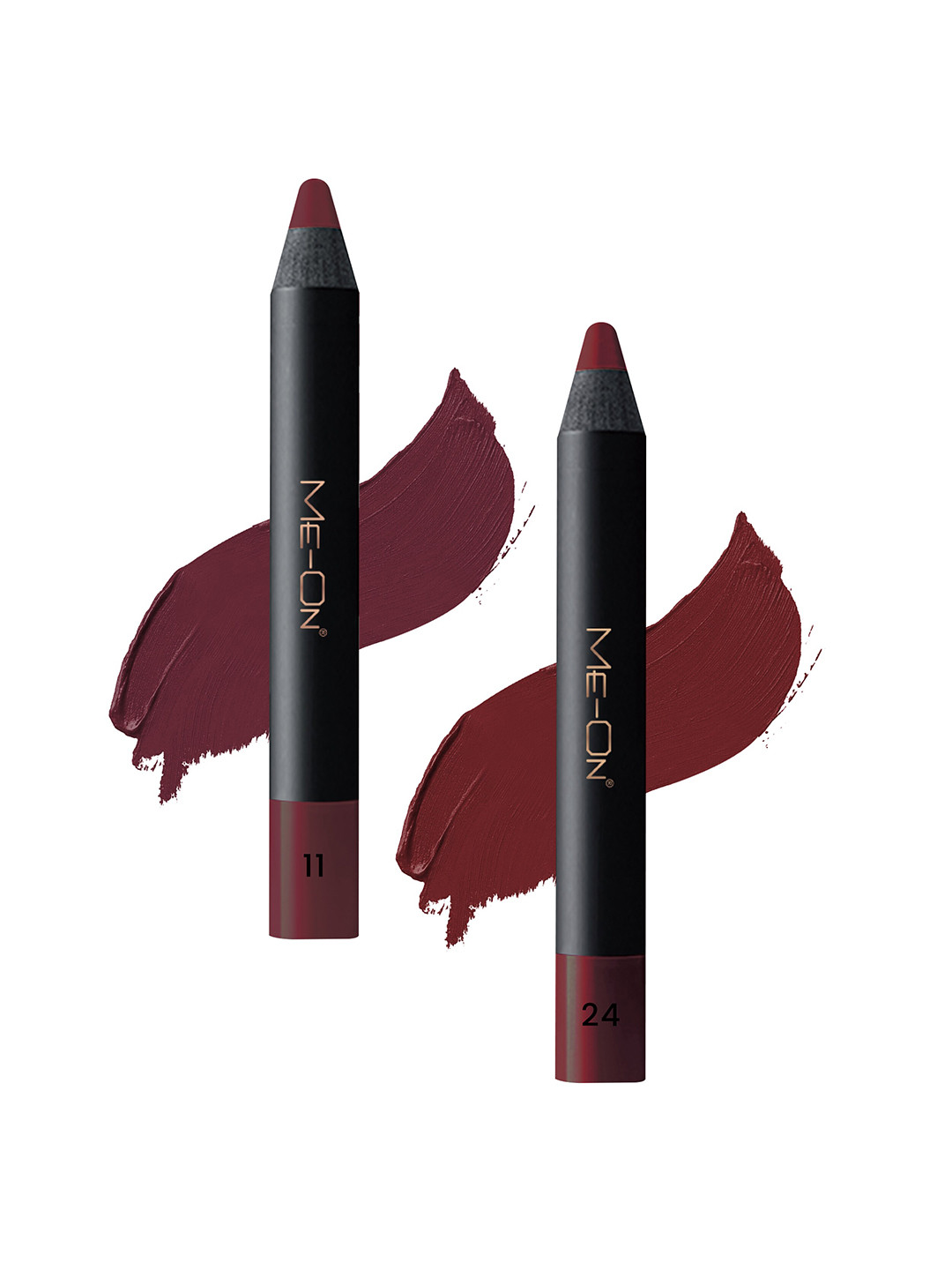 ME-ON 2-Pcs Photoface Long-Lasting Lip Crayon - Shade 11 & 24