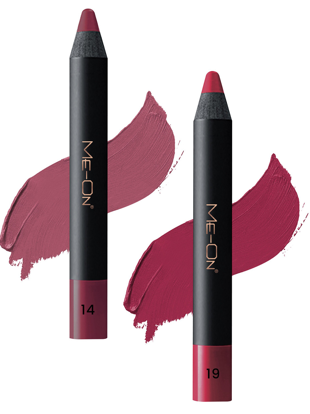 ME-ON Photoface 2-Pcs Long Lasting Lip Crayon - 3.6g Each - Shade 14-19