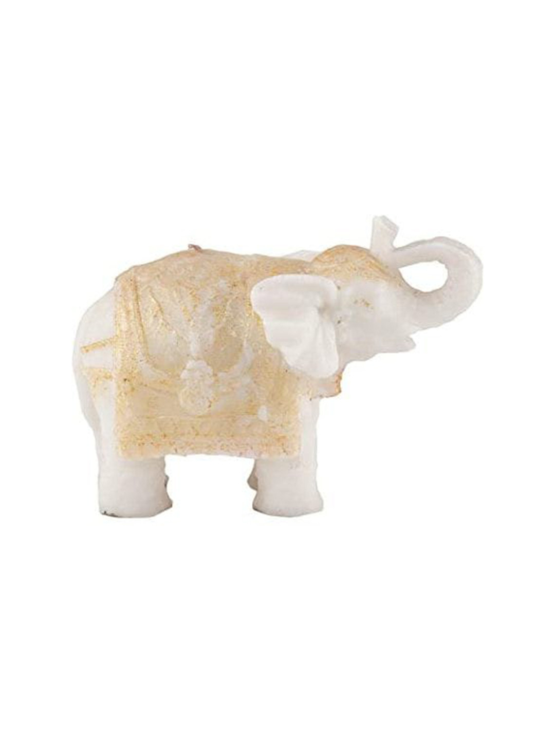 Sitara Crafts Elephant Shape Smokeless 1 Wick Solid Regular Pillar Candles