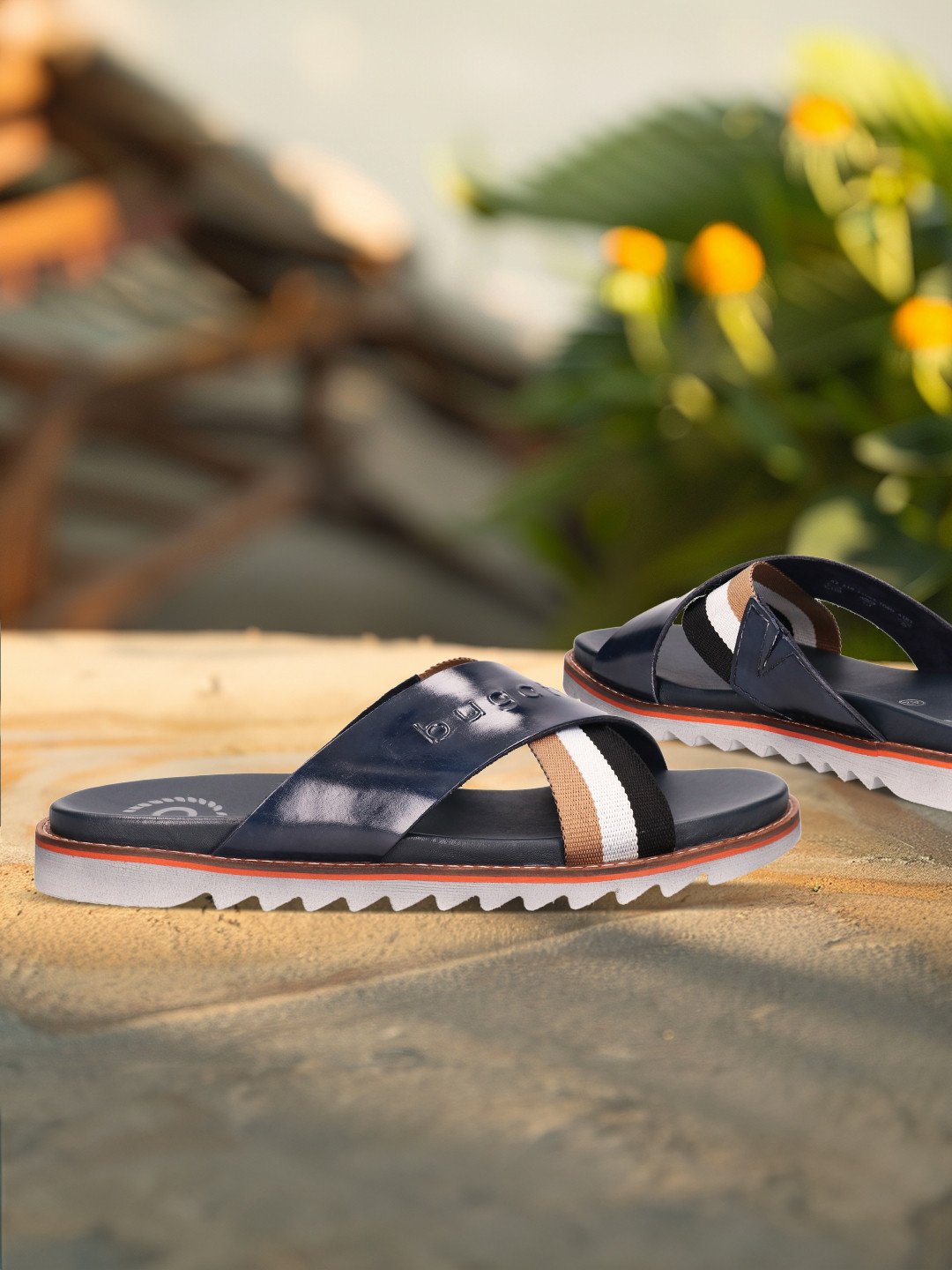 Bugatti Limon Men Strappy Leather Comfort Sandals