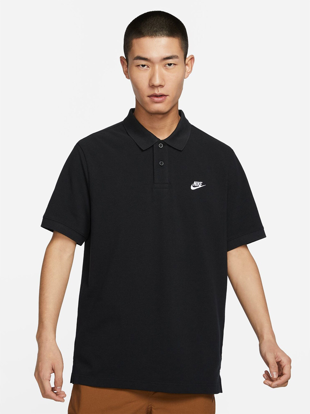Nike Club Short-Sleeves Polo Collar Pure Cotton T-Shirt