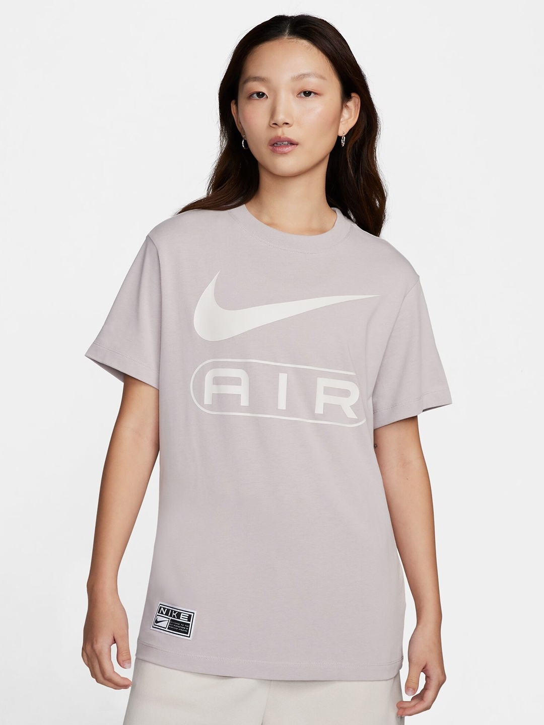 Buy Nike Air Graphic Printed Loose Fit Pure Cotton T Shirt Tshirts for Women 27293096 Myntra
