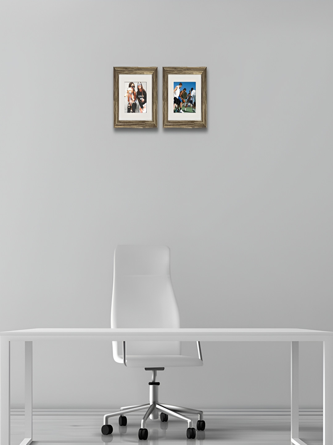 ArtzFolio Copper Toned 2 Pieces Wooden Wall Photo Frames