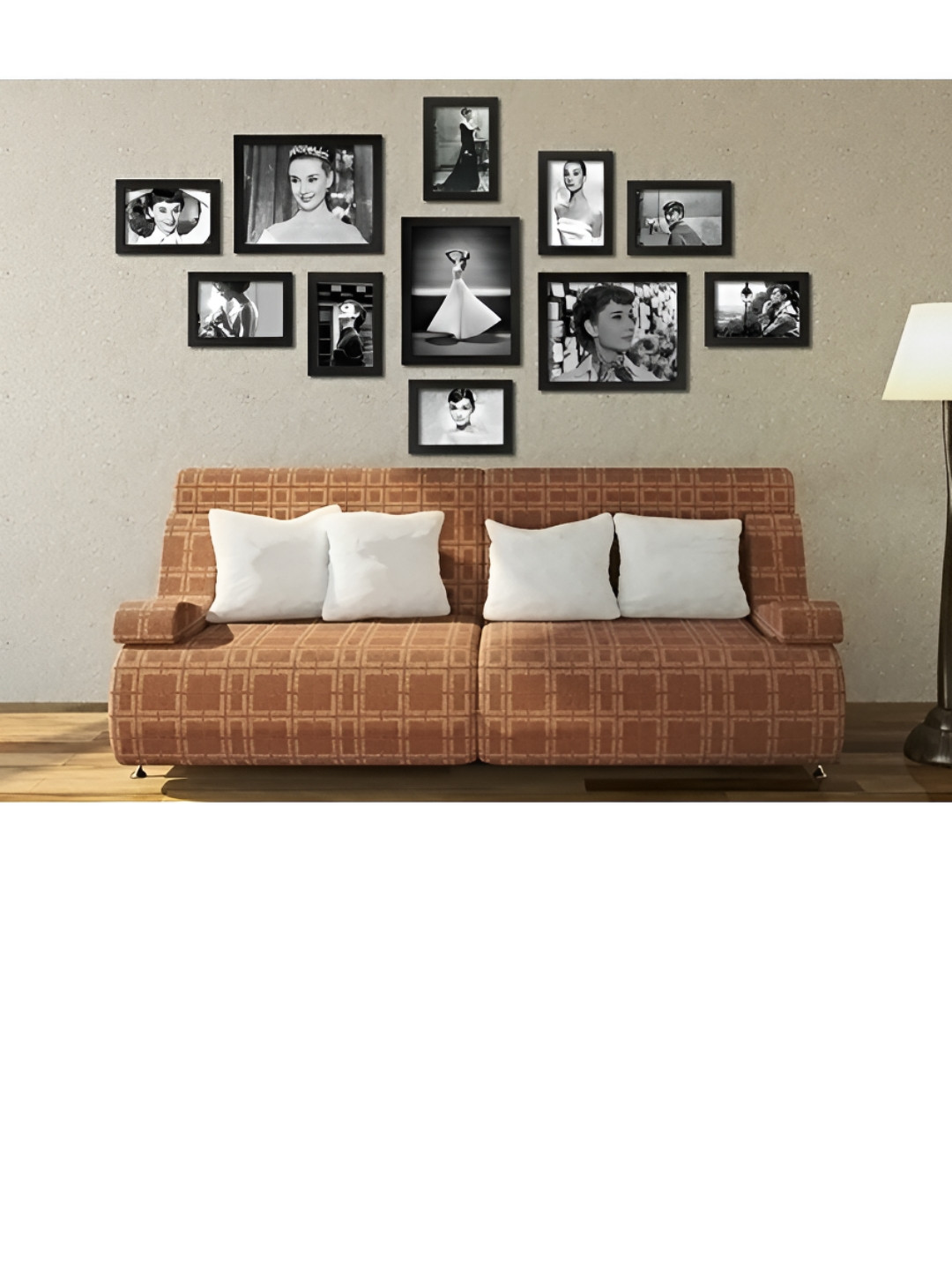 ArtzFolio Black 11 Pieces Wooden Wall Photo Frames