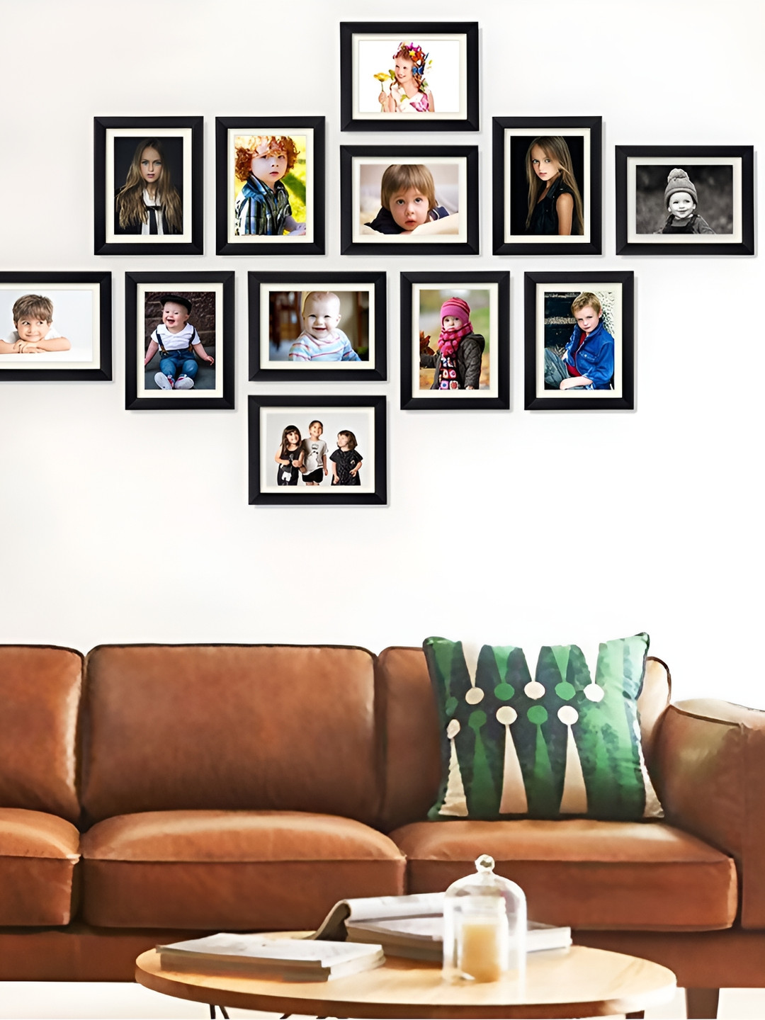 ArtzFolio Black12 Pieces Wooden Wall Photo Frames