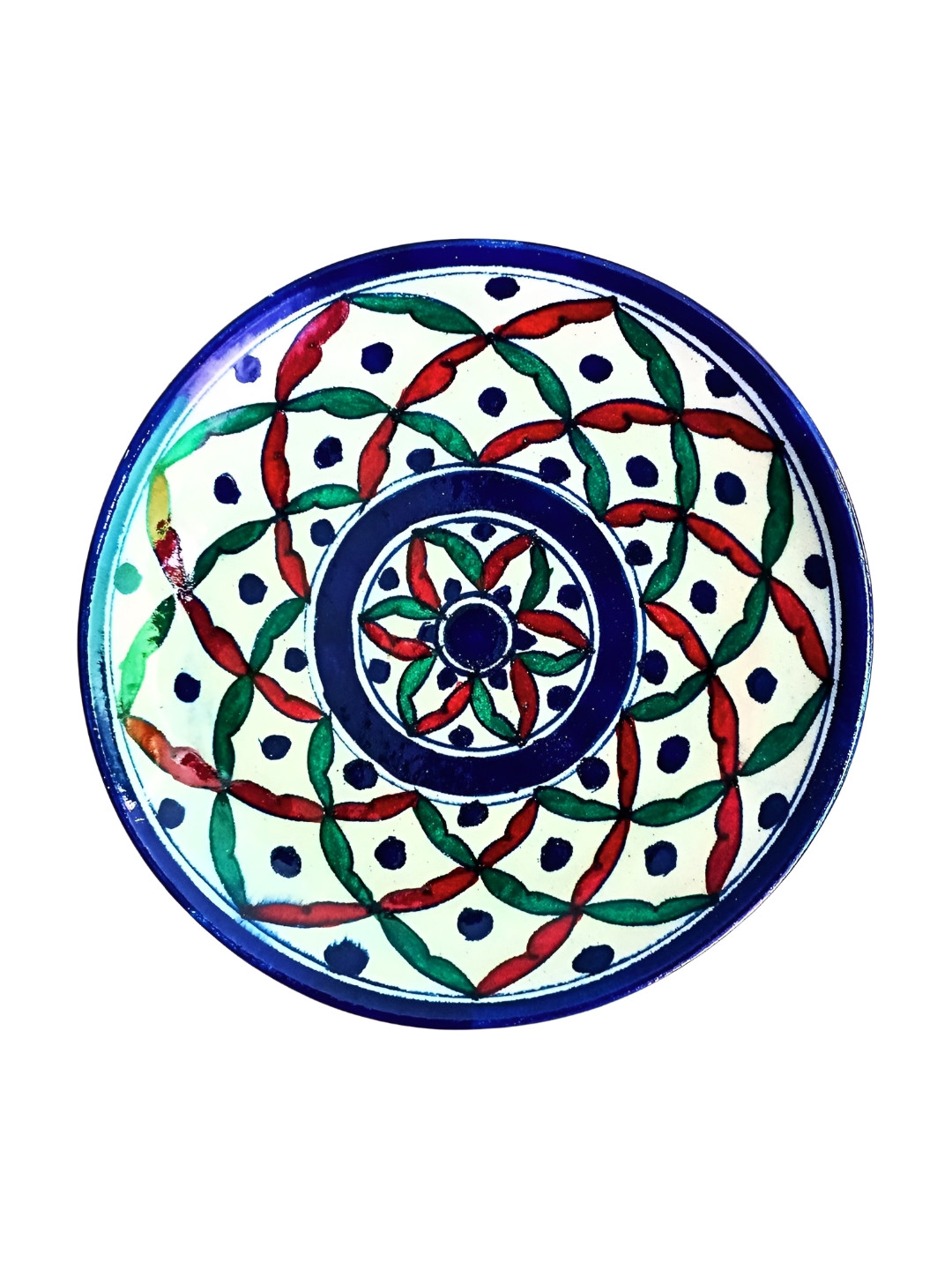 INDIA MEETSInDIA Wood Wall Round Paintings Wall Art