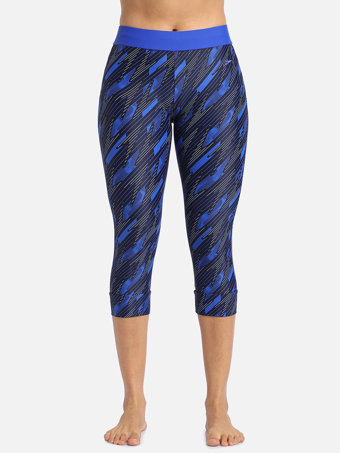 Speedo Women Slim Fit High-Waist Swim Capris