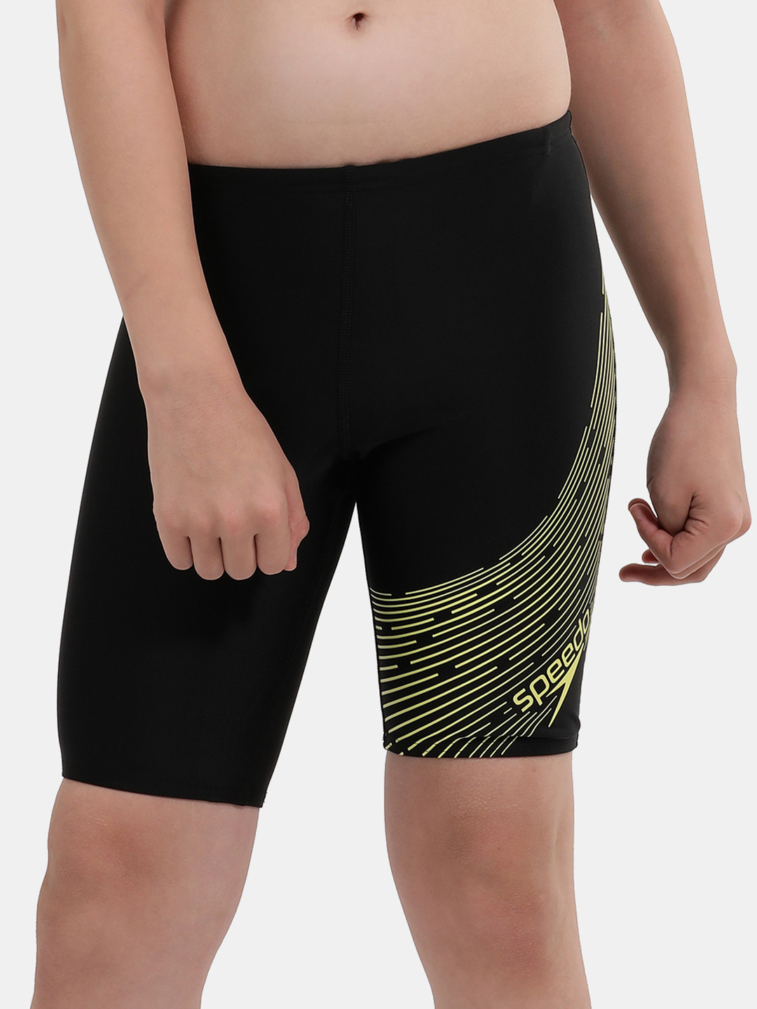 Speedo Boys Endurance 10 Chlorine Resistant UPF 40 Medley Logo Jammer