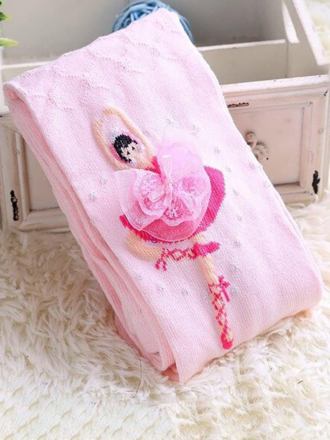 SYGA Girls Self-Designed Skin Friendly Pantyhose Knitted Stockings