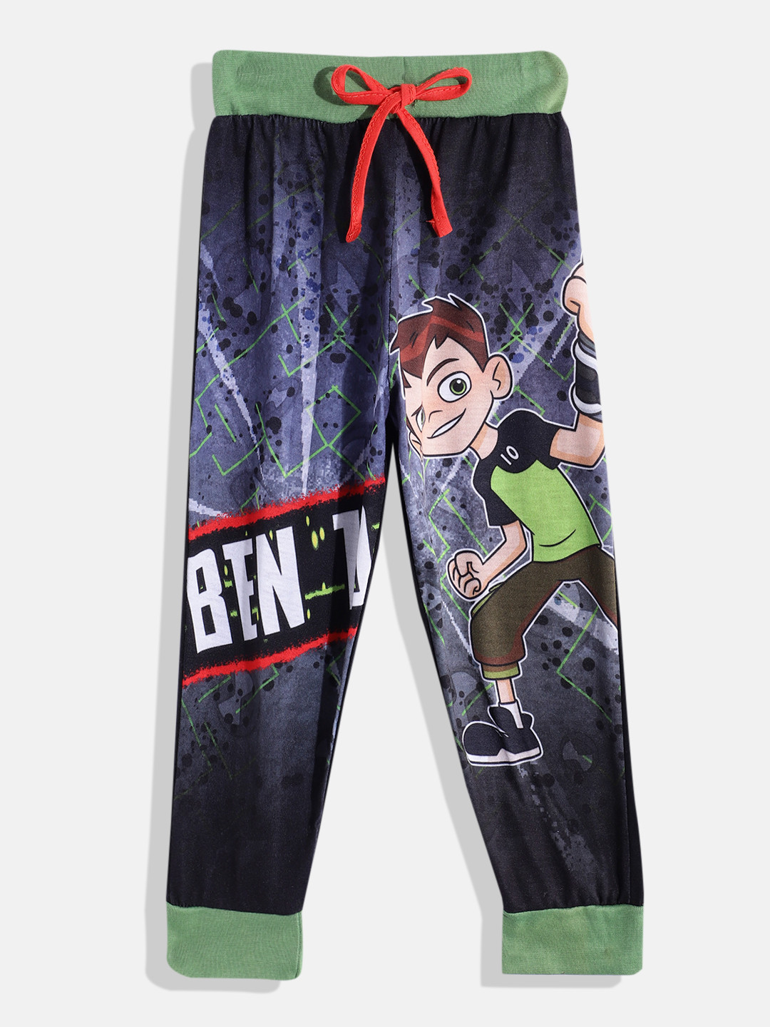 Eteenz Boys Ben 10 Print Pure Cotton Joggers