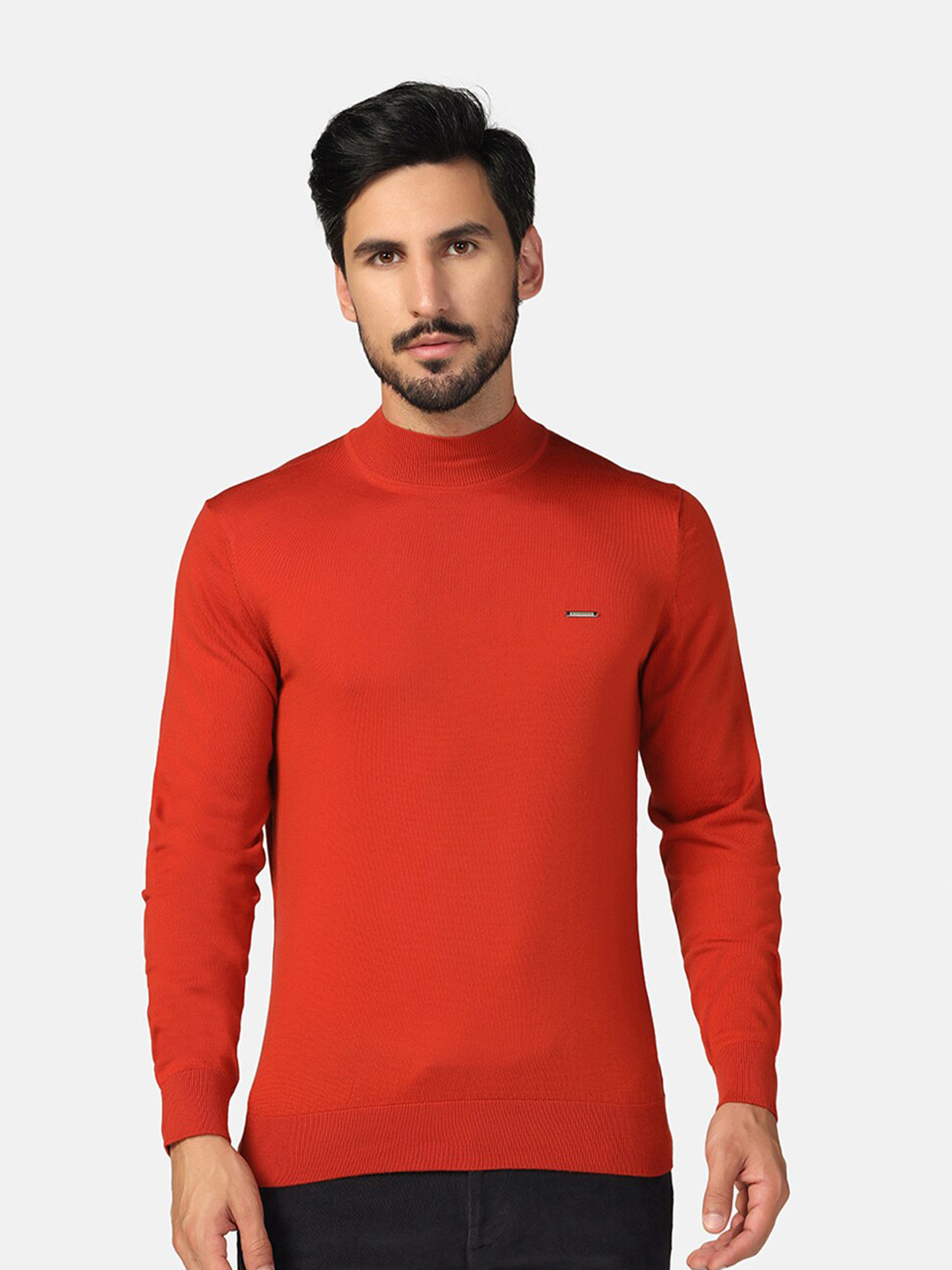 Blackberrys Long Sleeves Pure Wool Knit Pullover Sweater