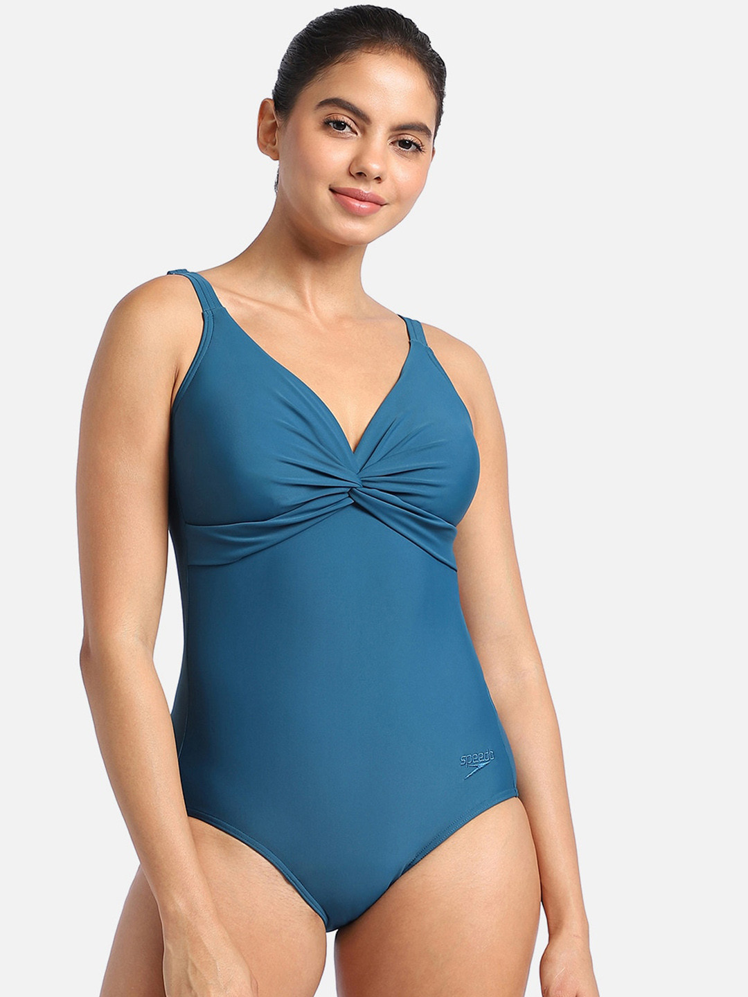 Speedo V-Neck Swim Bodysuit