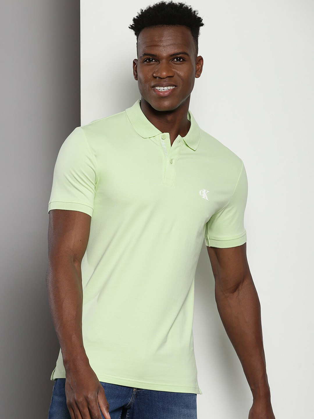 Calvin Klein Polo Collar Slim Fit T-shirt