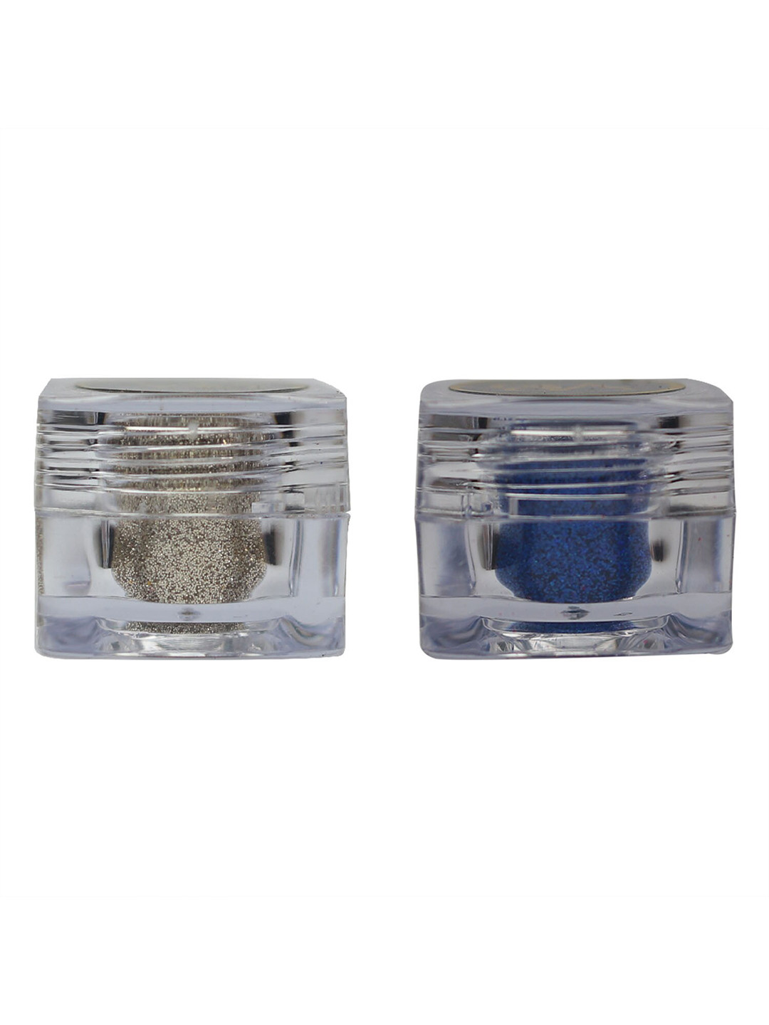 Veoni BELLE Set of 2 Holographic HD Glitter Eyeshadow - Champagne Gold & Electric Blue