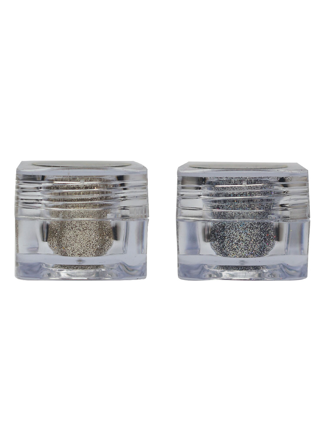 Veoni BELLE Set of 2 Holographic HD Glitter Eyeshadow - Champagne Gold & Diamond Starlit