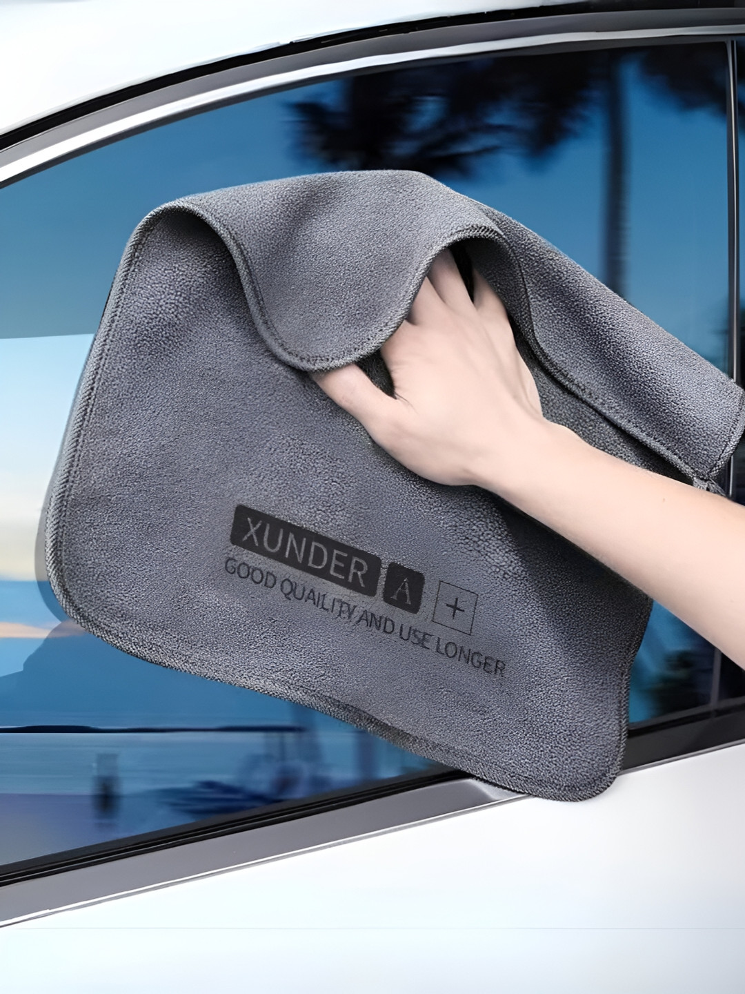 YELONA 3 Pieces Grey Kitchen Towels