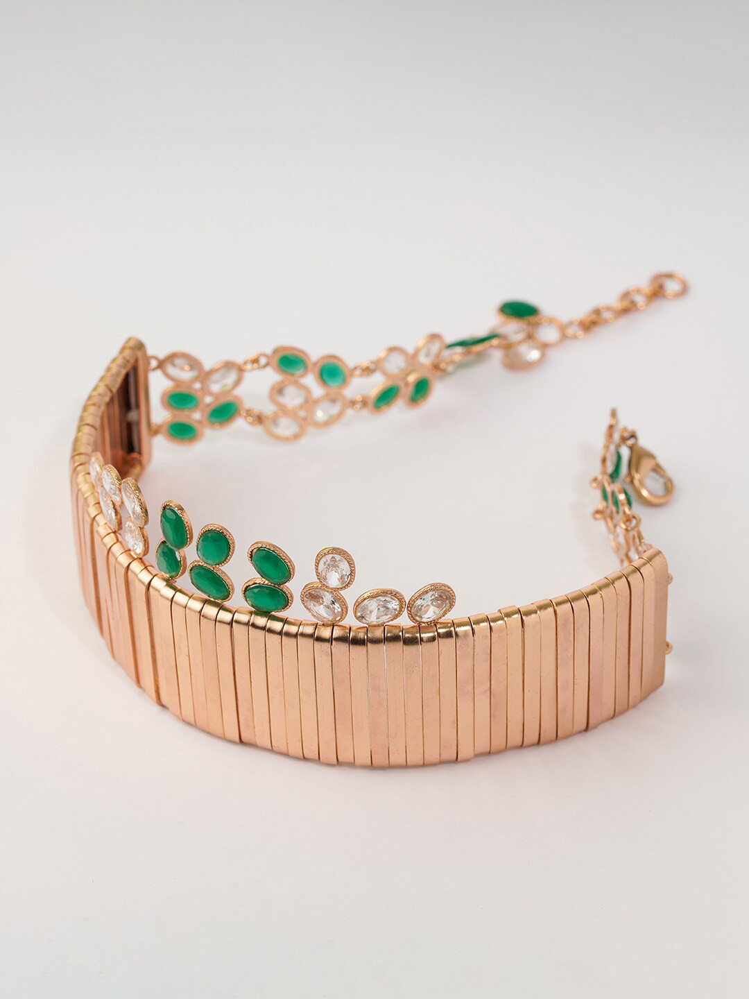 Suhani Pittie Copper Gold-Plated Crystals Necklace