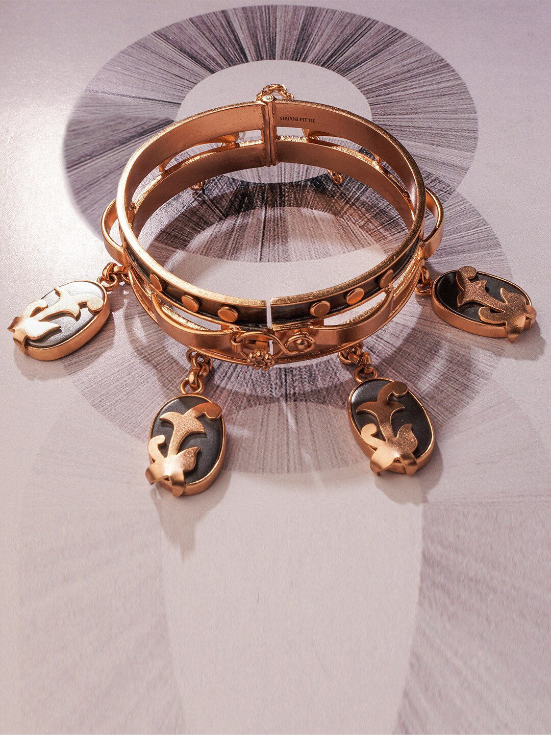 Suhani Pittie Gold Plated Openable Bangle-Style Bracelet