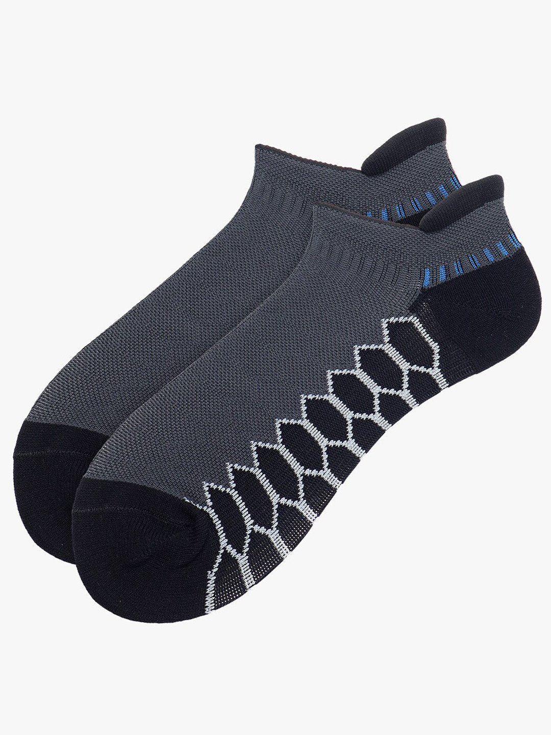 Soxytoes Unisex Patterned Anti Slip Shoe-Liner Socks