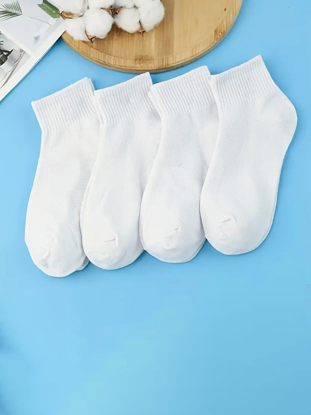 BAESD Kids Pack Of 4 Ankle-Length Socks