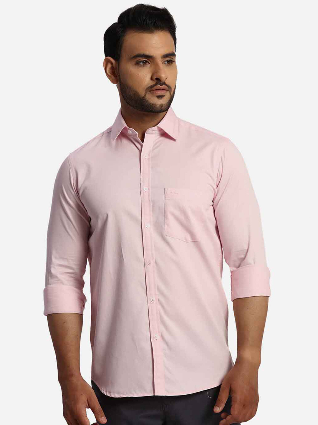 ColorPlus Long Sleeves Cotton Casual Shirt