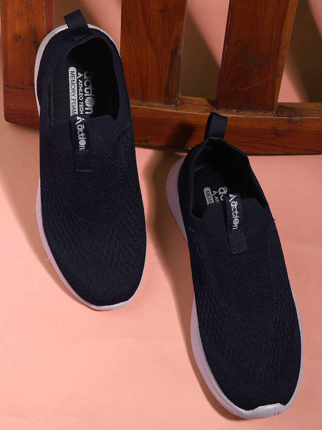 Action Men Lace Up Mesh Running Shoes