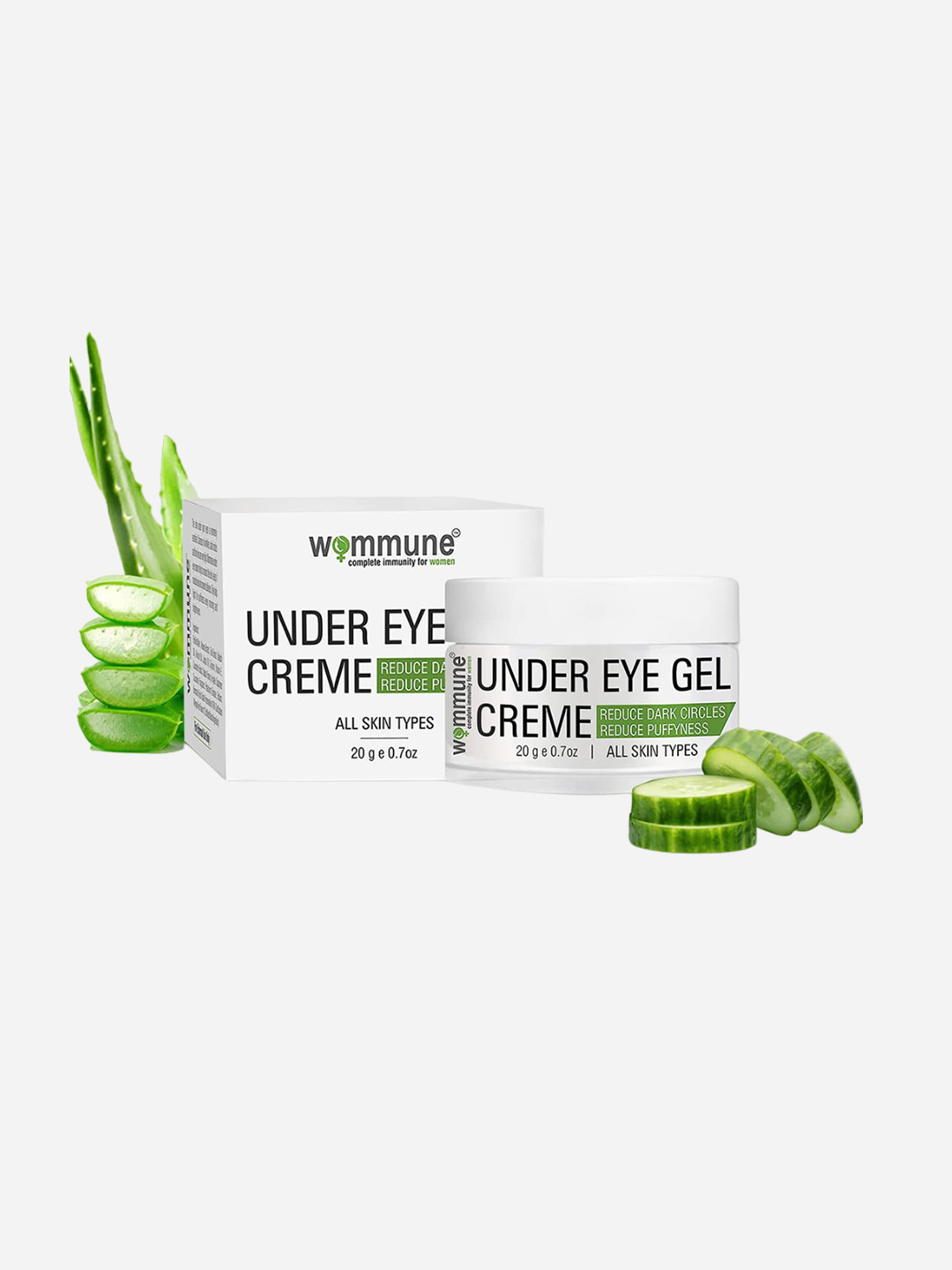 WOMMUNE Under Eye Gel Cream For Puffy Eyes - 20g