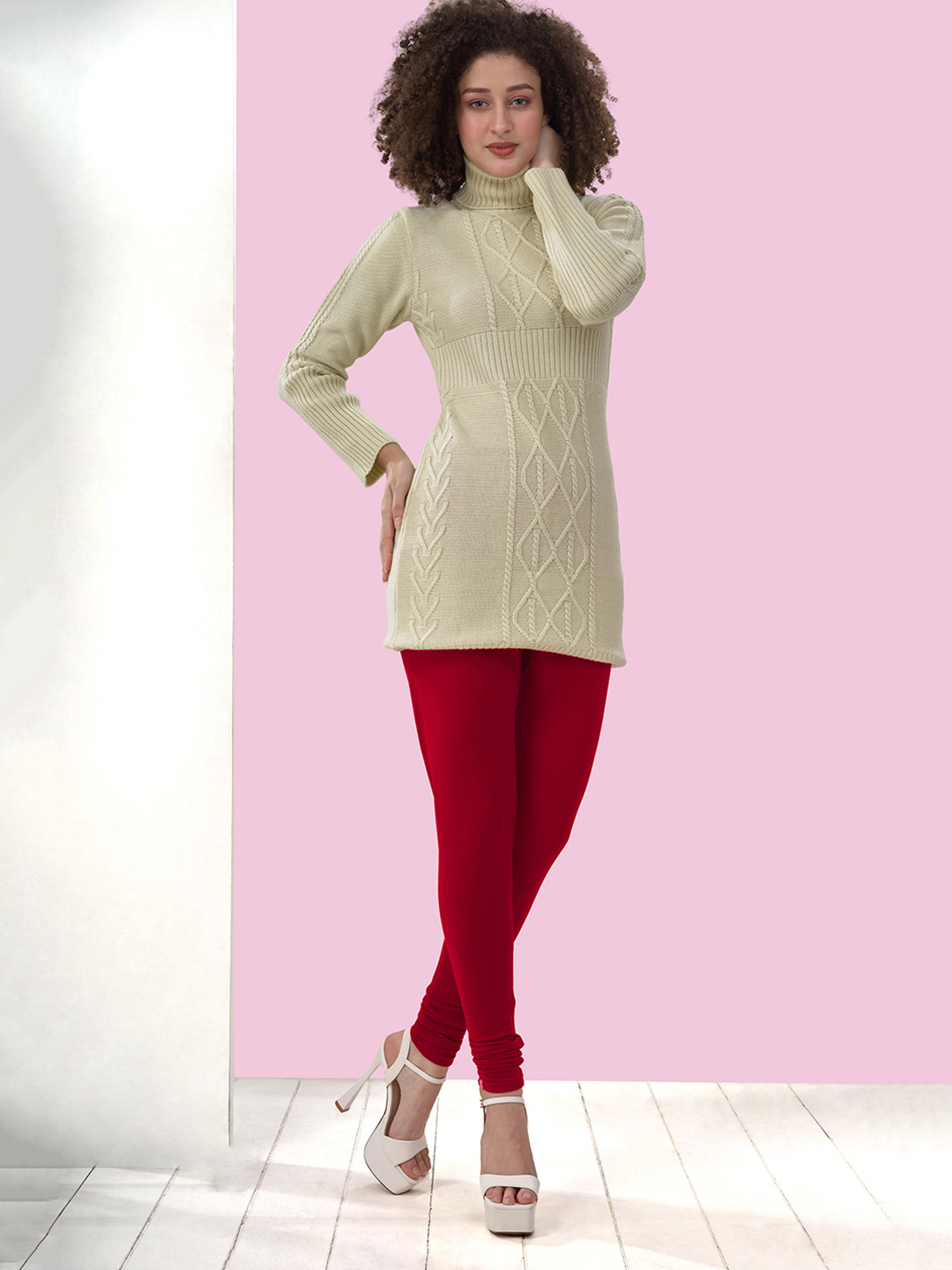 LYRA Winter Warm Cotton Ankle Length Leggings