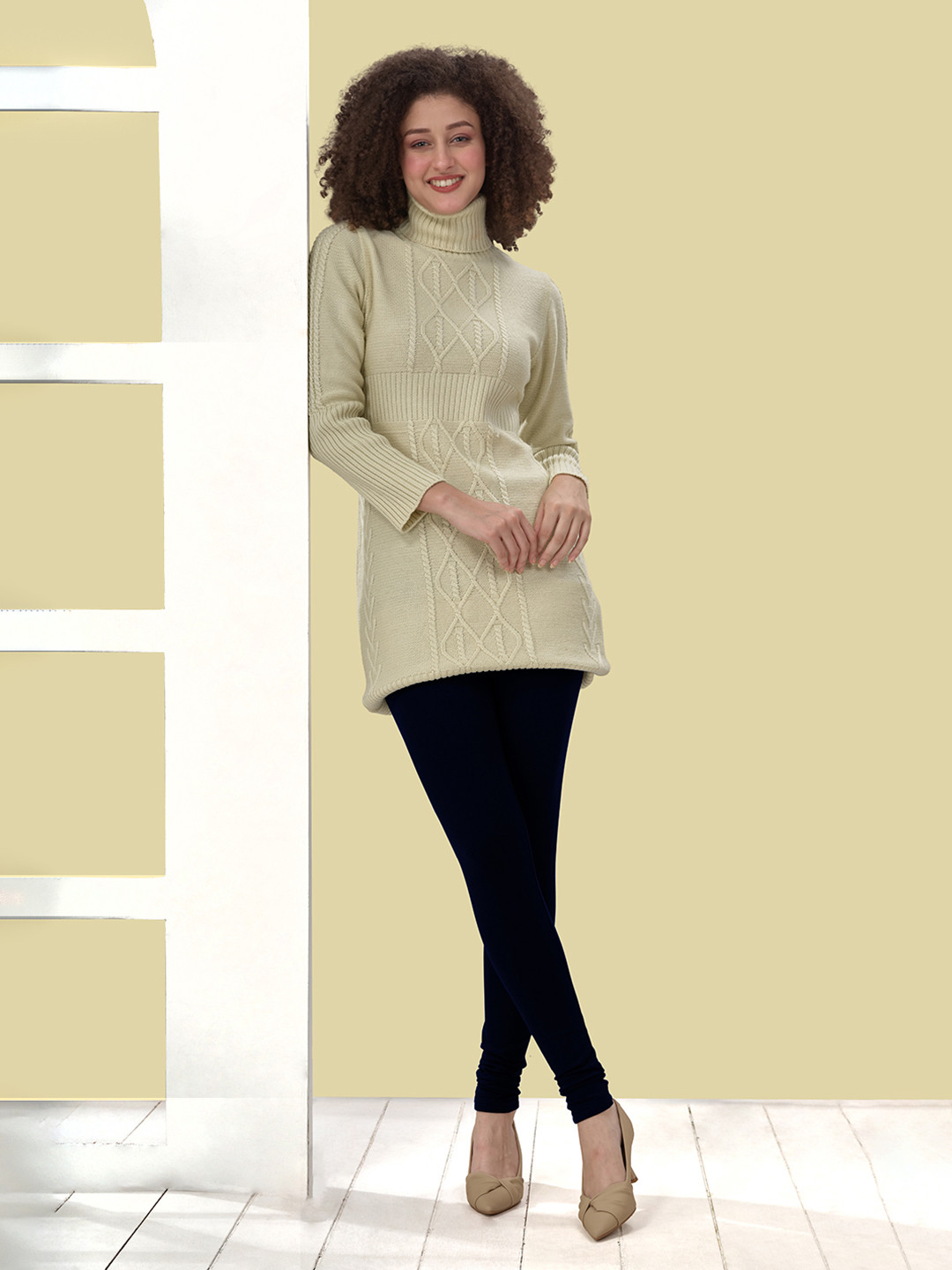 LYRA Winter Warm Cotton Ankle Length Leggings