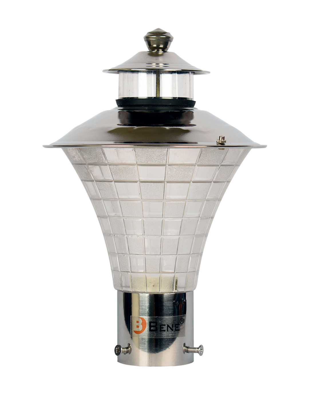 BENE Steel Coloured & White 2 Pieces Waterproof Garden Outdoor Lamps