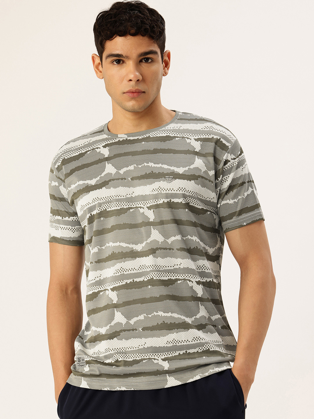 Sports52 wear Comfort Fit Printed Dri-Fit Training T-shirt