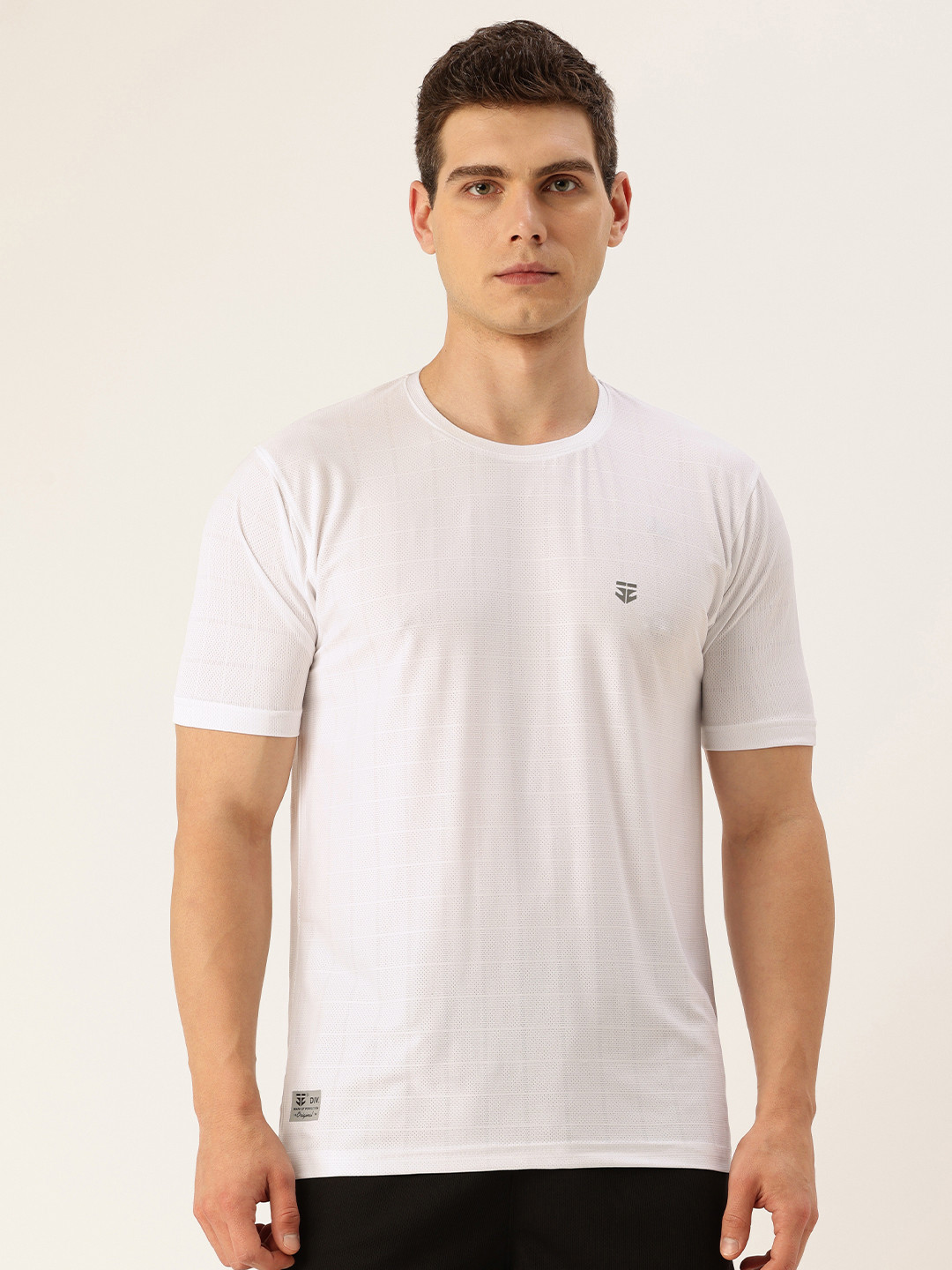 Sports52 wear Comfort Fit Self Design Dri-Fit Training T-shirt