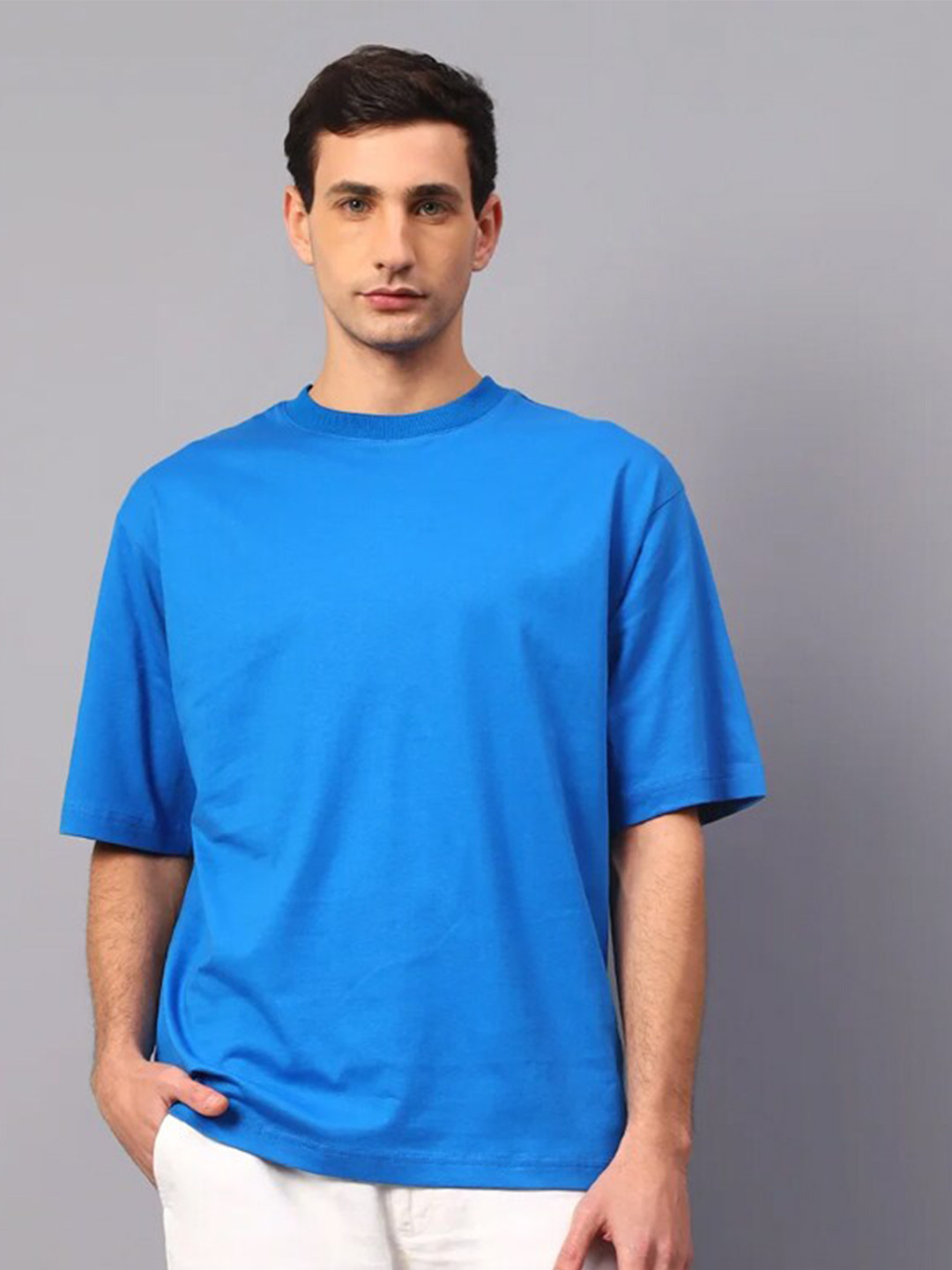SUMISO Oversized Drop Shoulder Sleeves Pure Cotton T-shirt
