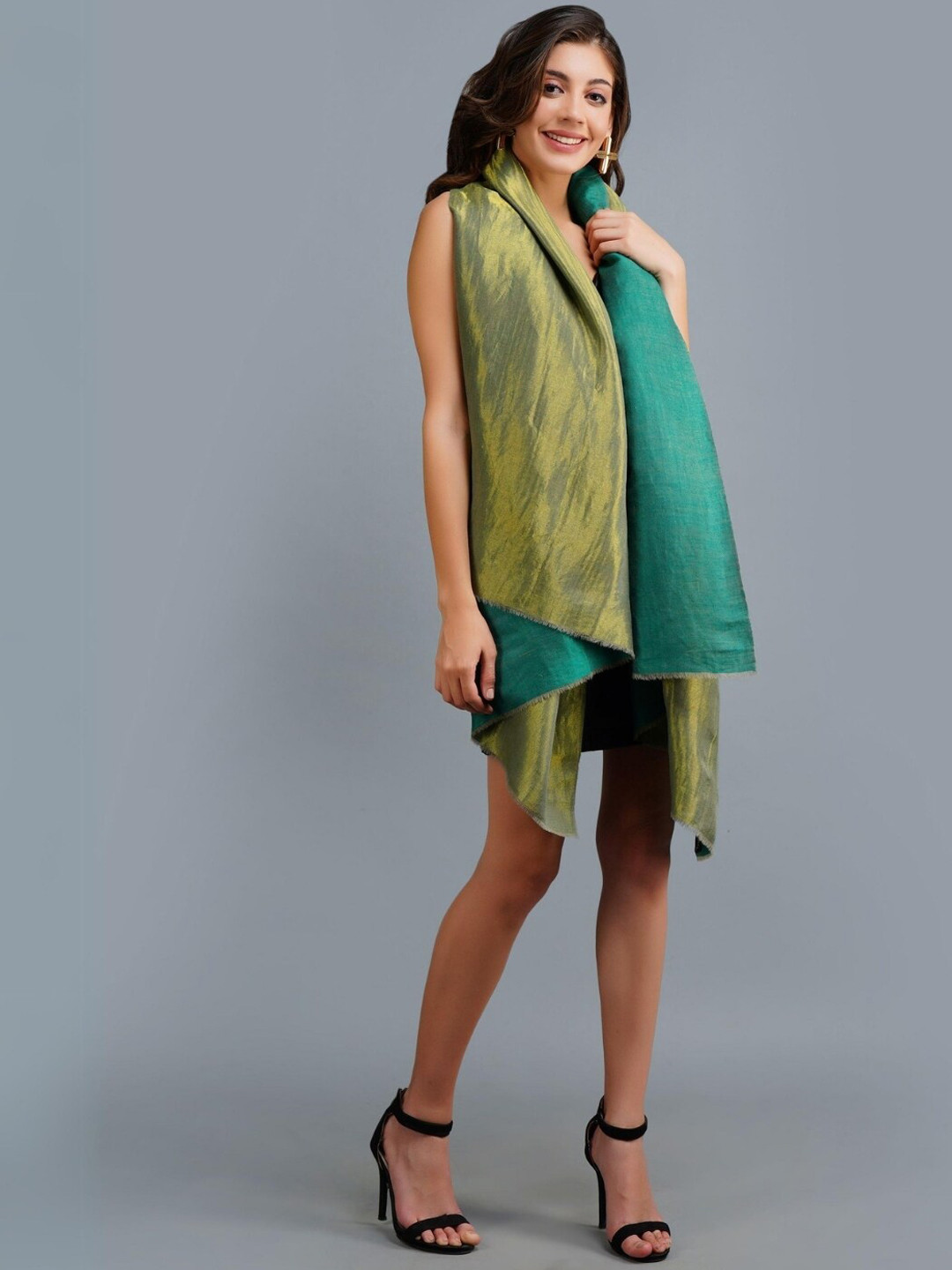 DUSALA INDIA Zari Pashmina Shawl