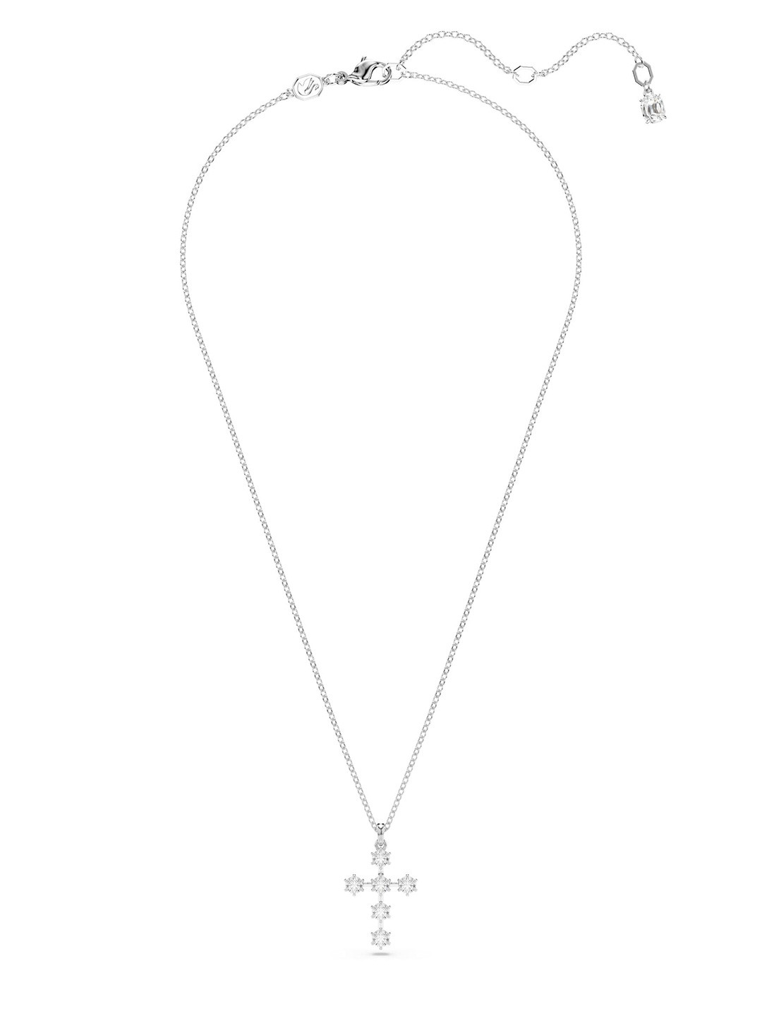 SWAROVSKI Rhodium-Plated Pendant With Chain