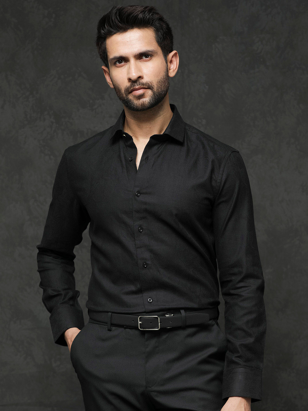 RARE RABBIT Men Notum Slim Fit Cotton Formal Shirt