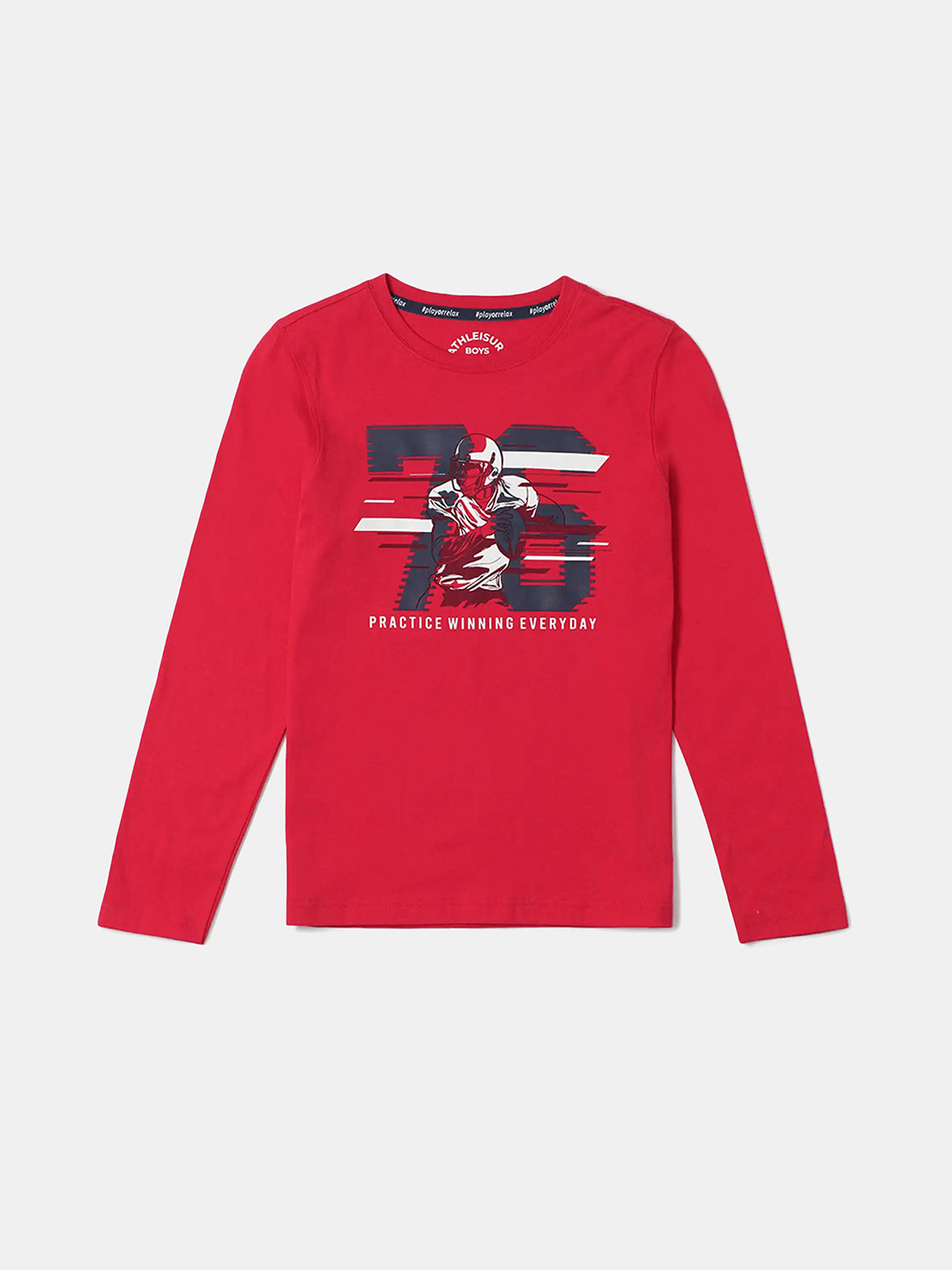 Jockey Boys Super Combed Cotton Graphic Printed Tshirt-AB25