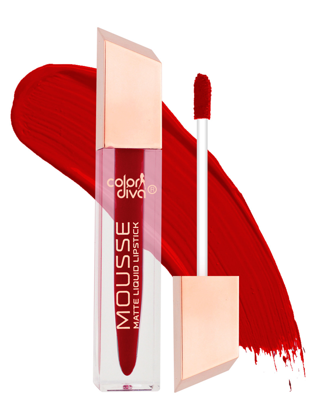 Adbeni Color Diva Mousse Long- Lasting Matte Liquid Lipstick 5.5ml - Fiery Queen 161