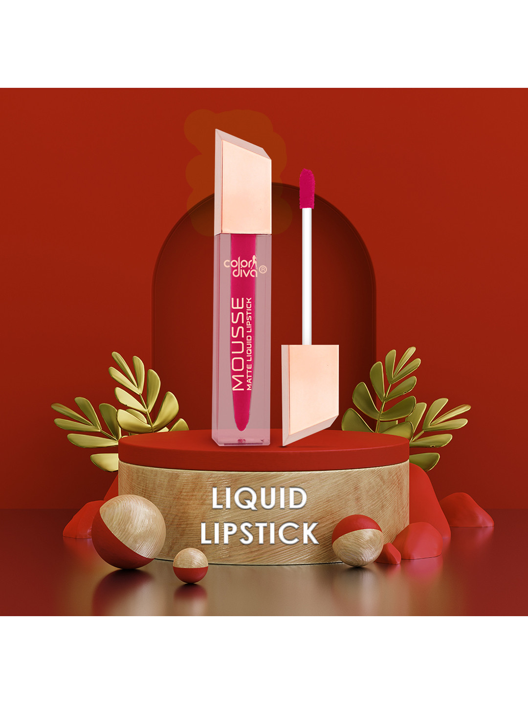 Adbeni Color Diva Mousse Long- Lasting Matte Liquid Lipstick 5.5ml - Rosette 118