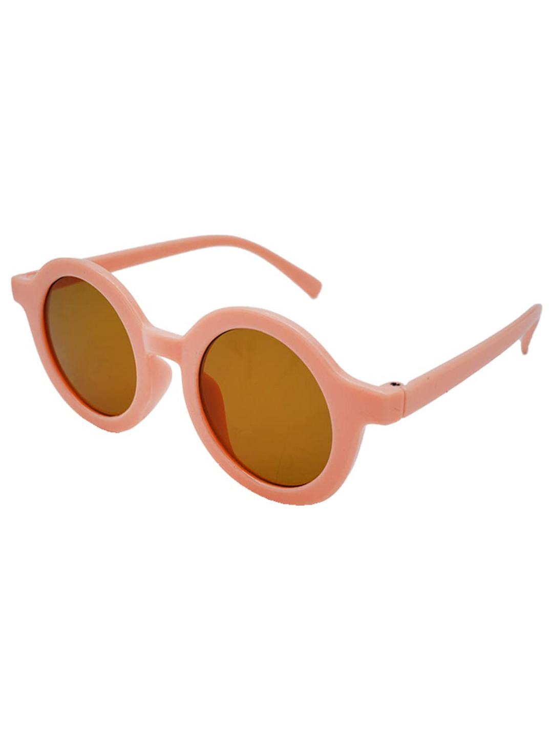 SYGA Kids Round Sunglasses with UV Protected Lens Goggles-Round-PinkFrame&TeaSlices
