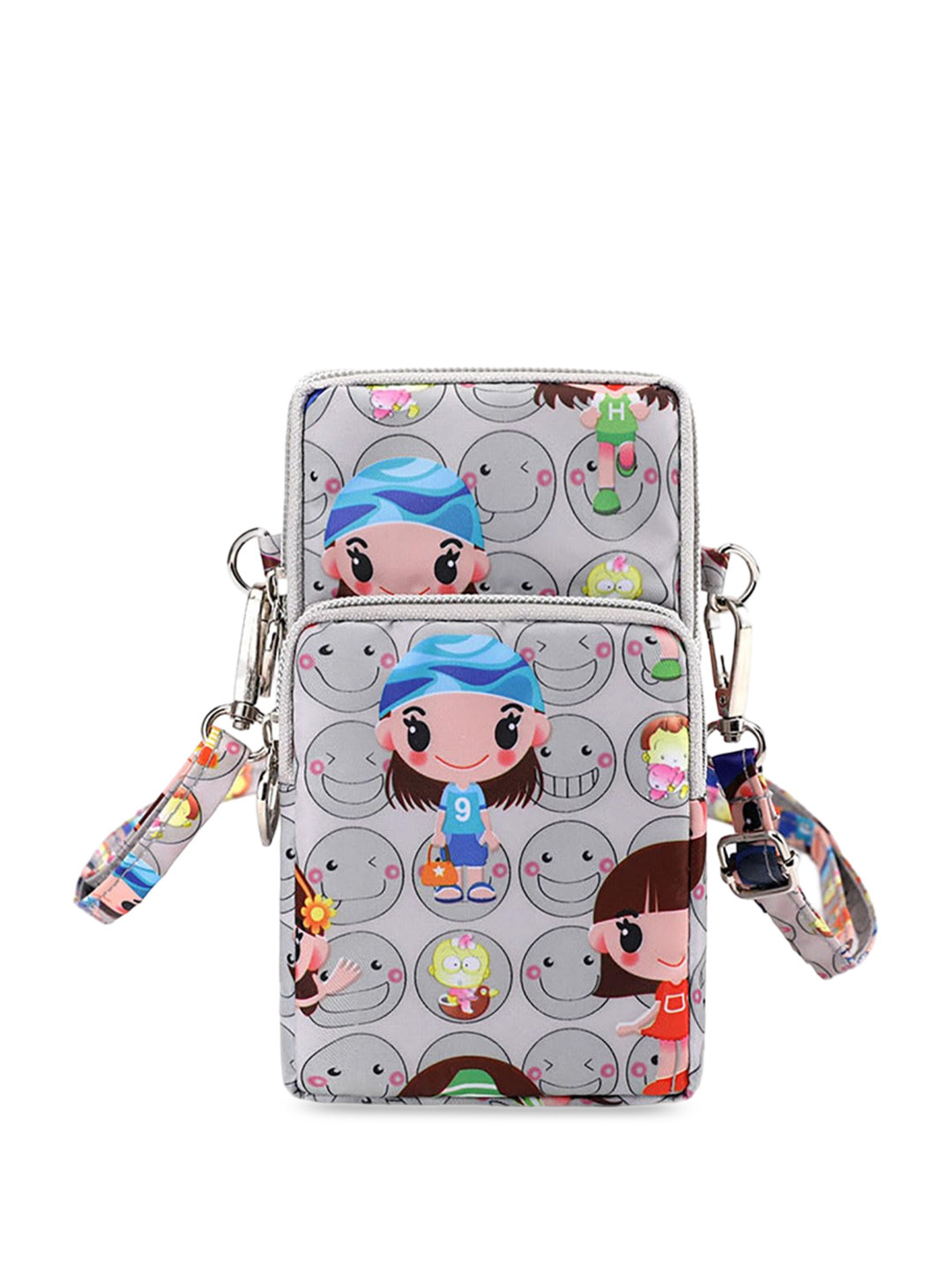 SYGA Graphic Printed Leather Structured Sling Bag