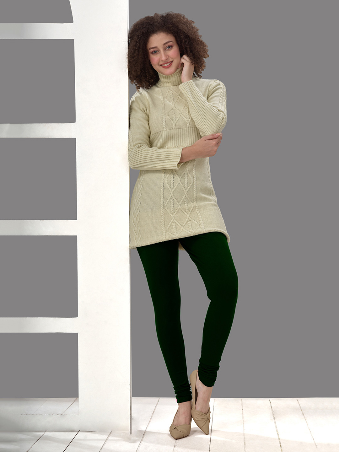 LYRA Cotton Ankle-Length Leggings