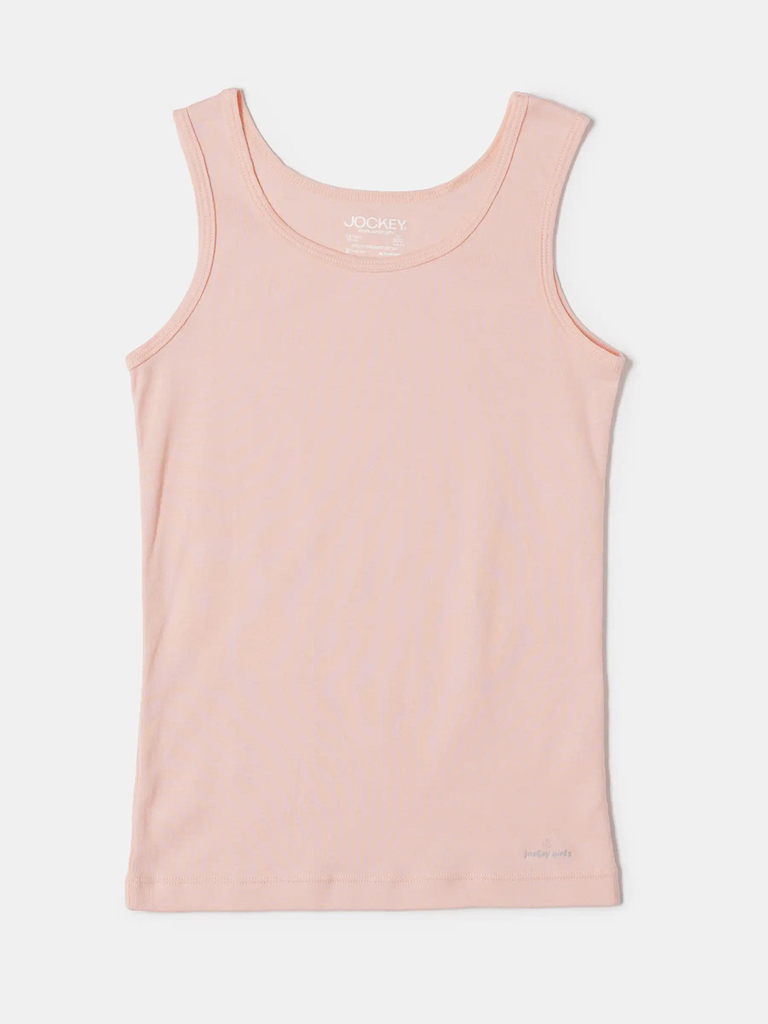 Jockey Girls Super Combed Cotton Rib Solid Inner Tank Top-SG01