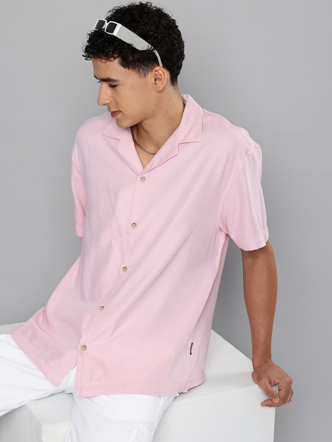 Aeropostale  Resort Collar Relaxed Fit Casual Shirt