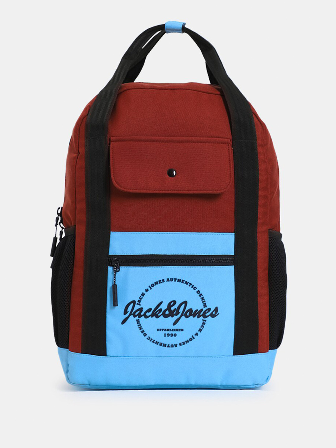 Jack & Jones Men Colourblocked Backpack Up to 15 inch