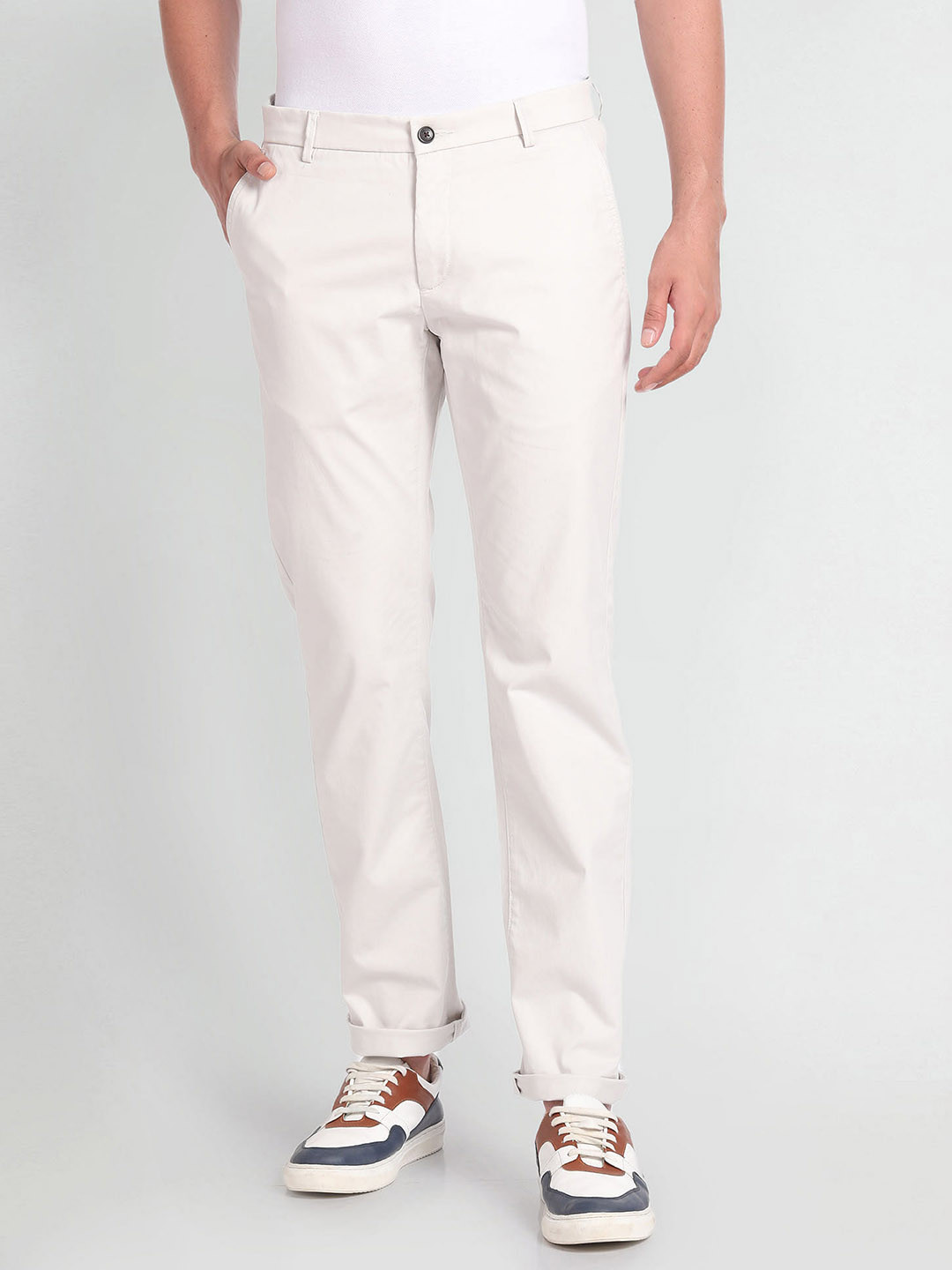 Arrow Sport Men Low-Rise Trouser