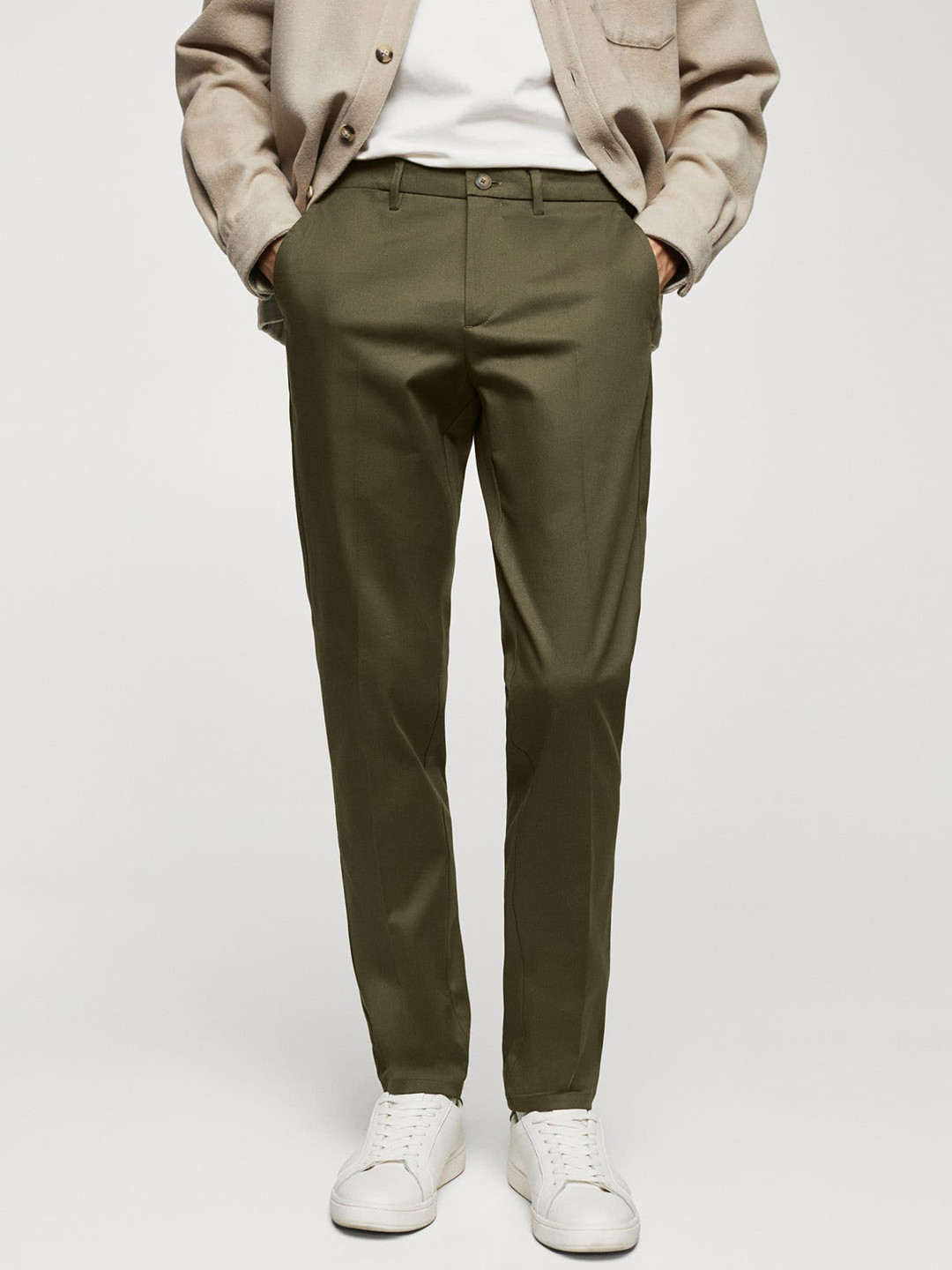 MANGO MAN Slim Fit Formal Chinos